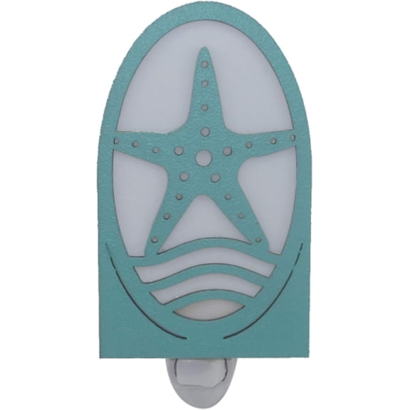 Teal Starfish Night Light