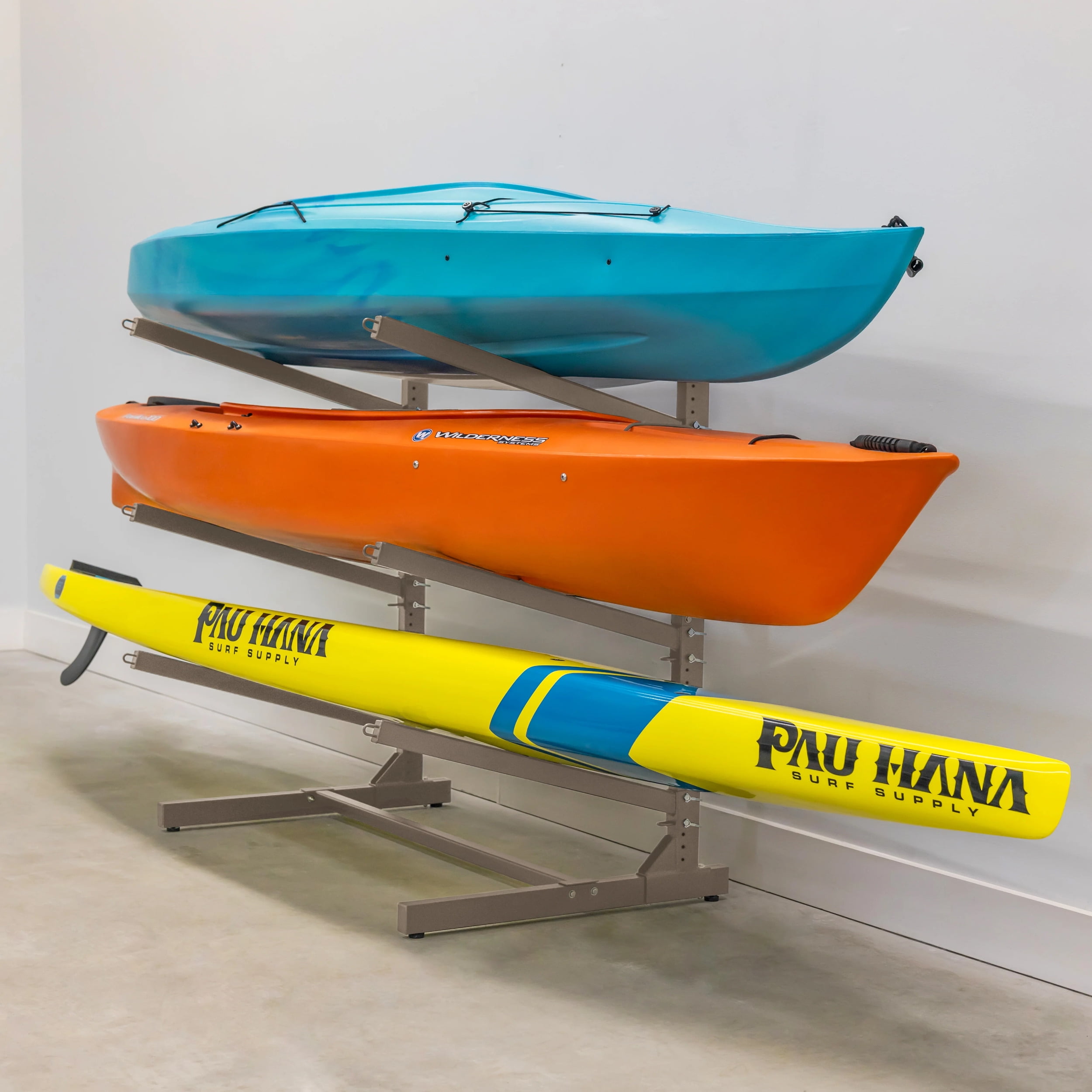 Teal Triangle Freestanding G-Surf  SUP | 3 Levels | Indoor-Outdoor