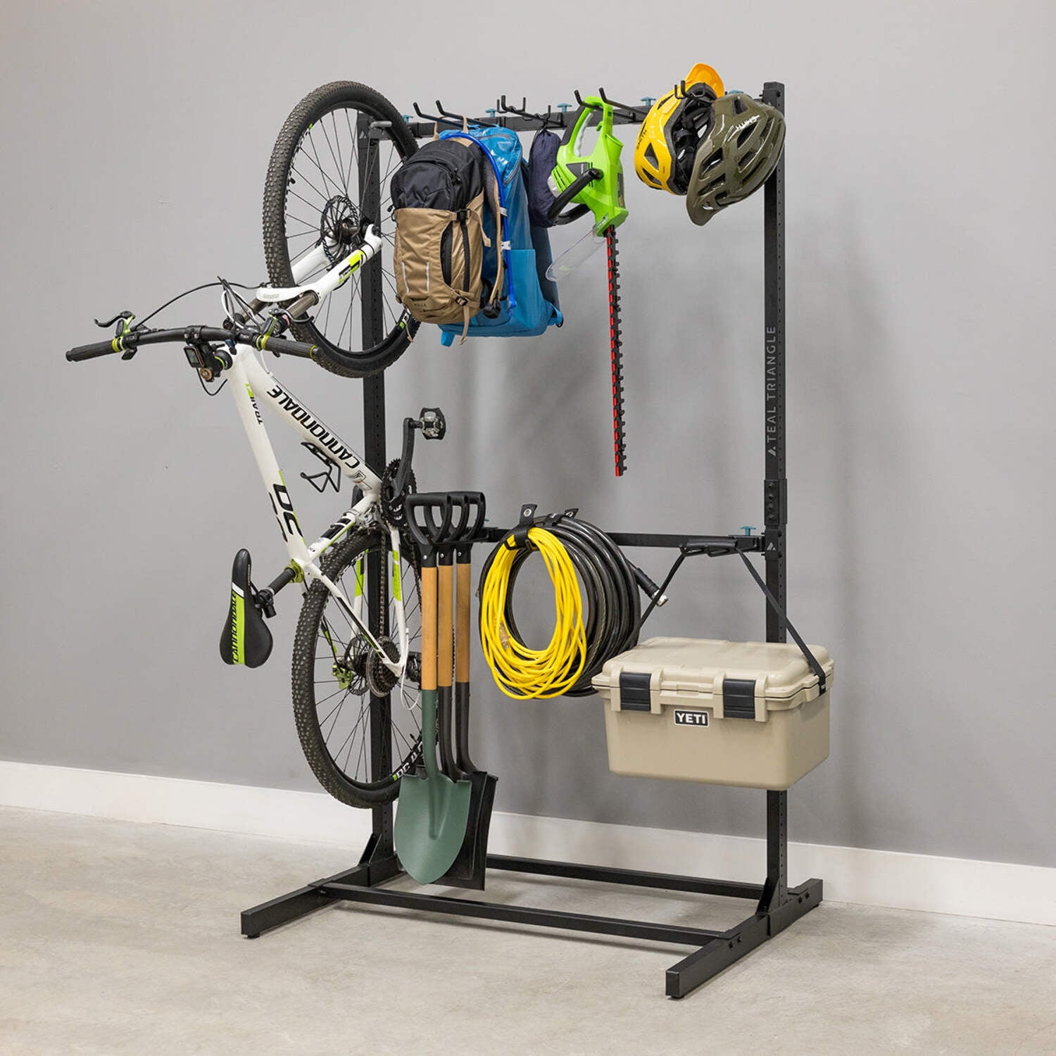 Triple G Rack Teal Triangle Freestanding G-System Double Level - Walmart.com