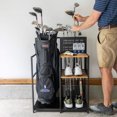 thumbnail image 1 of Teal Triangle Freestanding Golf Club Organizer Single, 1 of 6