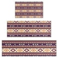 thumbnail image 1 of Teal Triangular and Diamond Shaped Geometric Boho Kitchen Rugs Sets Of 3,Kitchen Runner Rugs Non Skid Washable,Decorative Kitchen Floor Mats for Kitchen,Sink,Laundry,17"x30"+ 17"x47" + 17"x59", 1 of 6