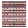 thumbnail image 1 of Teal Triangular and Diamond Shaped Geometric Boho Summer Placemats Table Placemats Set Of 6-Linen Kitchen Washable Placemats Table Mats 11.8"x17.7" Non-Slip Heat Resistant, 1 of 5