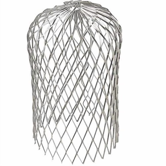 Teal Turtle Expandable 3 Inch Mesh Aluminum Gutter Downspout Guard and Strainer (1)
