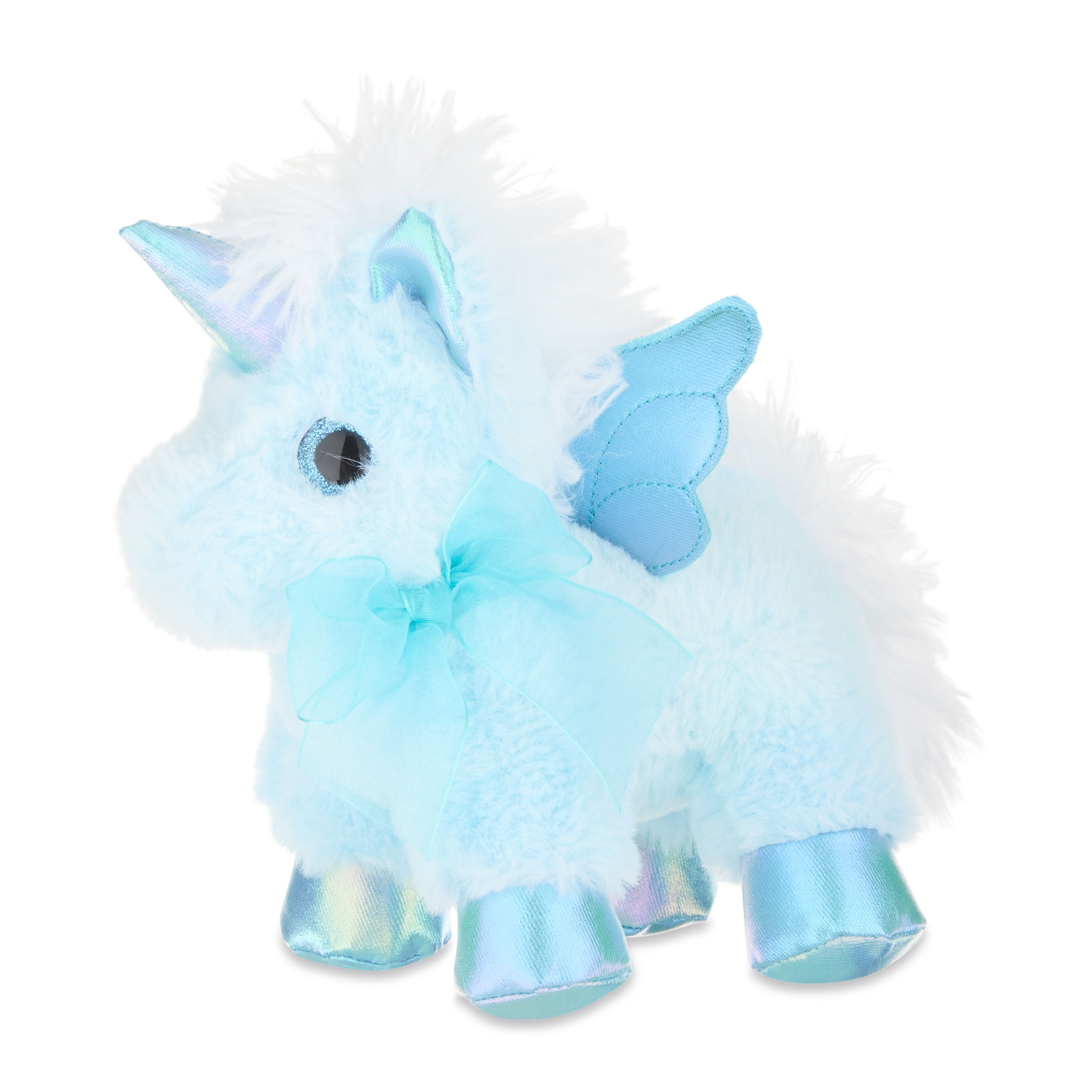 Teal Unicorn Pegasus Child's Plush Toy, 6", by Holiday Time