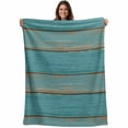 thumbnail image 1 of Teal Wood Grain Blanket Soft Cozy Warm Throw Blanket for Couch, Plush Fuzzy Flannel Fleece Blankets for Sofa, Farmhouse Vintage Wooden Rustic Bed Blankets Lightweight Gifts for Women, 40"x50", 1 of 9