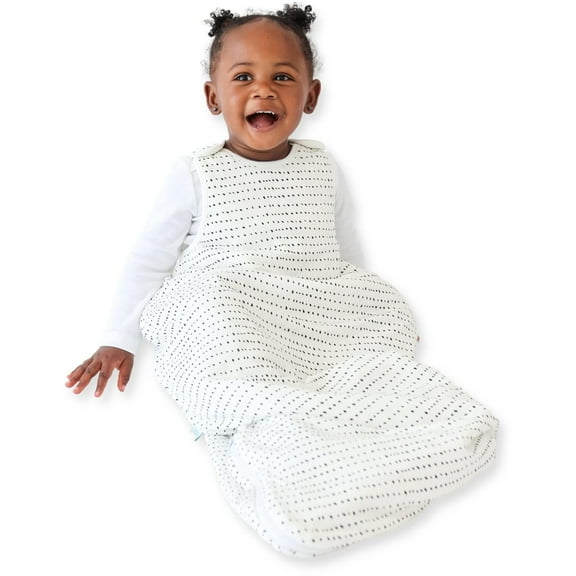 Tealbee Dreambag - Bamboo Grow-with-Baby sleep sack for 6-24 months - Winter 1.5 TOG, Brushed Dots
