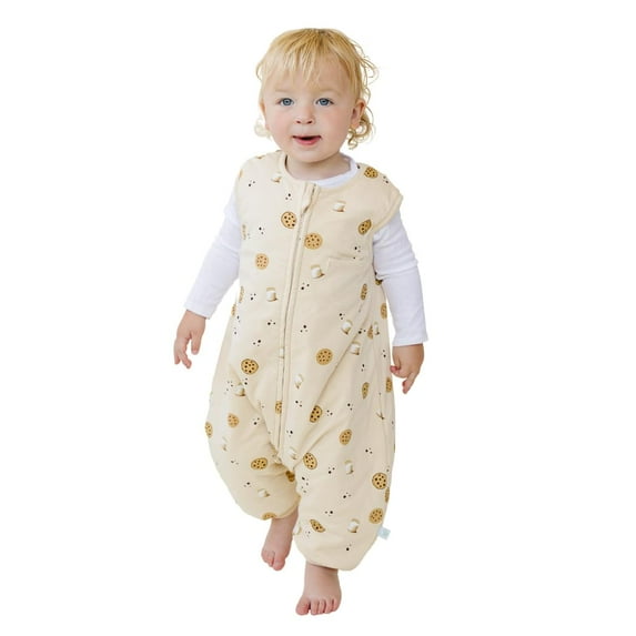 Tealbee Dreamsuit - Bamboo Sleep Sack with Legs - (1.5 Tog) Cookies 12m-2T