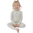 thumbnail image 1 of Tealbee Toddler Pajamas 2 Piece Set 12M–4T – Snug Fit Long Sleeve TENCEL Modal, No Itch Seams, Soft Kids PJs - 3T-4T - Seashell, 1 of 1