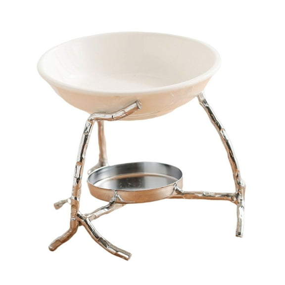 Tealight Candle Holder, Melt Warmer Candlestick Candleholder, Gift Oil Diffuser Burner Essential Oil Burner for Housewarming SPA Christmas