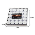 thumbnail image 1 of Tealight Candles Bulk Pack 50pcs Unscented 4-Hour Burn Votive Lights Paraffin Wax White Tea Lights for Weddings Parties Emergency Lighting Decorative Table Candles Unscented Tea Lights, 1 of 8