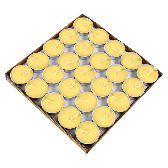 Tealight Candles Handmade Tea Lights Set of 50pack Small Candles, Romantic Table Decor Candles for Indoor Wedding Dinner Party Holiday, Small Size Table Layout Candle for Date & Celebration 100PCS