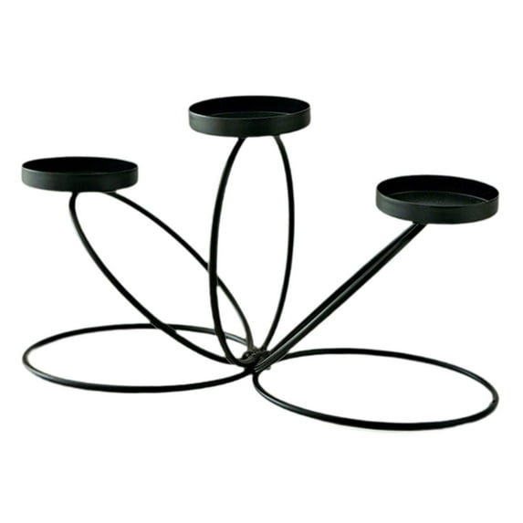 Tealight Holder Decorative Centerpiece Candle Stand Made of Durable Stable Iron for a Bedroom Housewarming Gift
