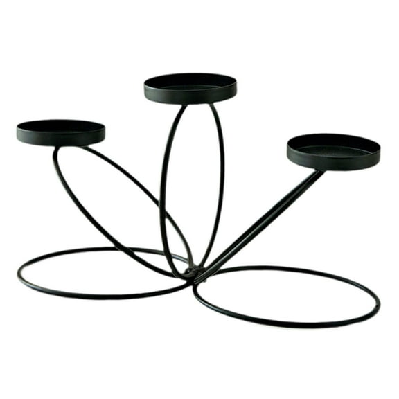 Tealight Holder Decorative Centerpiece Candle Stand Made of Durable Stable Iron for a Bedroom Housewarming Gift