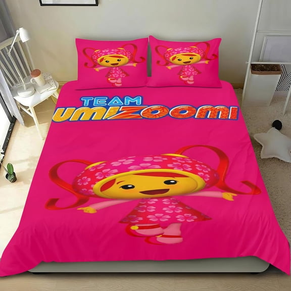 Team 0f Umizoomi Themed Bed Sheet Set Three Piece Set 53x79 Inches Comfortable And Skin Friendly Unique Design Creating A Star Studded Night