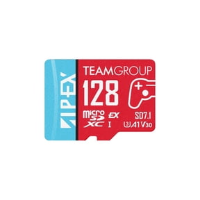 Team 128GB APEX SD7.1 Ultra-Fast microSDXC UHS-I/U3 Memory Card, compatible with Nintendo-Switch, Steam Deck, and ROG Ally, Speed Up to 800MB/s (TAPMSDE128GIV30A102)