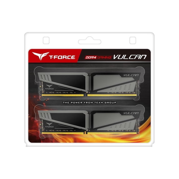 Team T-Force Vulcan 16GB (2 x 8GB) 288-Pin DDR4 SDRAM DDR4 3000 (PC4 24000) Desktop Memory Model TLGD416G3000HC16CDC01