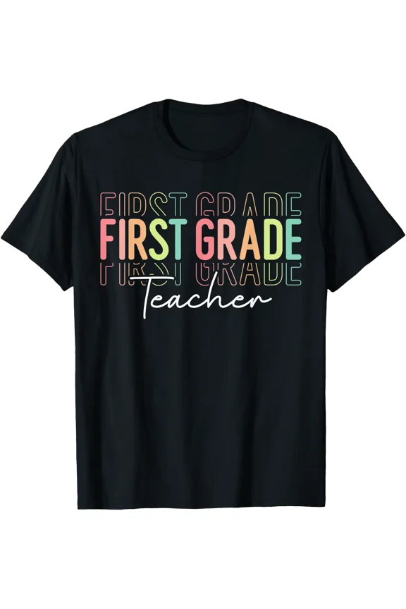 Team 1st Grade Teacher Women Hello First Grade Rocks Squad T-Shirt
