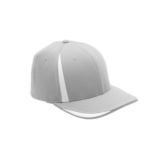 Team 365 ATB102 By Flexfit Adult Pro-Formance Front Sweep Cap - Sportsilver White