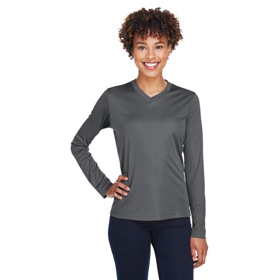Team 365 Ladies' Zone Performance Long-Sleeve T-Shirt - TT11WL