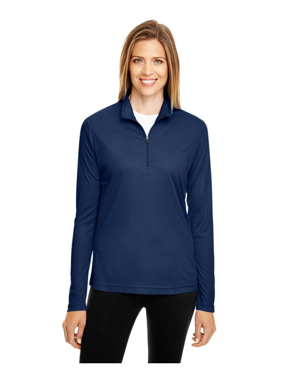 Ladies' Zone Performance Quarter-Zip 3XL SPORT DARK NAVY