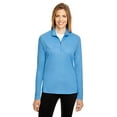thumbnail image 1 of Team 365 TT31W Women's Zone Performance Quarter-Zip Pullover-Sport Light Blue-L, 1 of 3