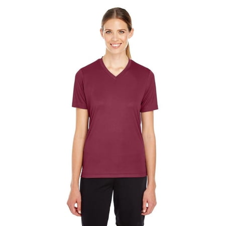 Team 365 TT11W Women's Zone Performance T-Shirt-Sport Maroon-XS