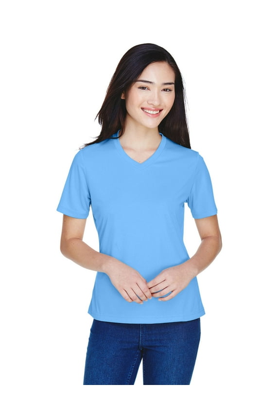 TT11W Women's Zone Performance T-Shirt-Sport Light Blue-XS