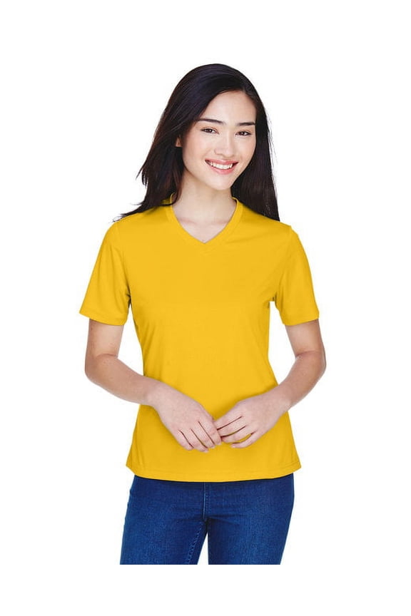 TT11W Women's Zone Performance T-Shirt-Sport Athletic Gold-XL