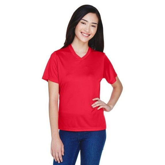 Team 365 TT11W Women's Zone Performance T-Shirt-Sport Red-XS