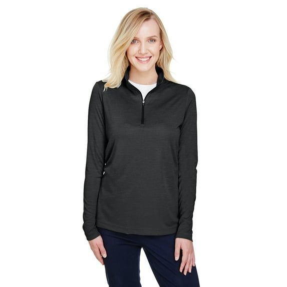 Team 365 Ladies' Zone Sonic Heather Performance Quarter-Zip - TT31HW