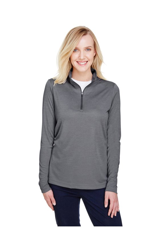 Ladies' Zone Sonic Heather Performance Quarter-Zip - TT31HW