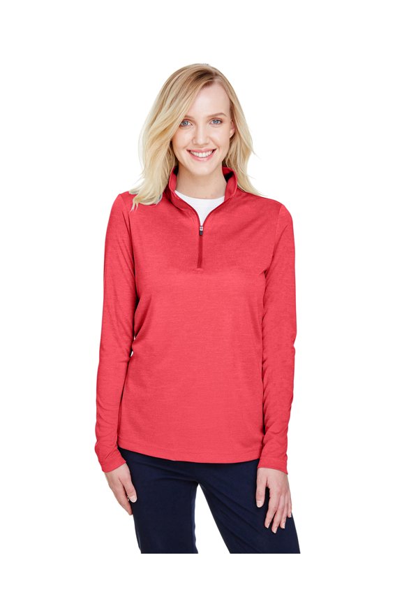 Ladies' Zone Sonic Heather Performance Quarter-Zip - TT31HW