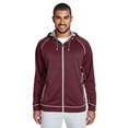 thumbnail image 1 of Team 365 Men's Excel Mélange Performance Fleece&nbsp;Jacket, 1 of 3