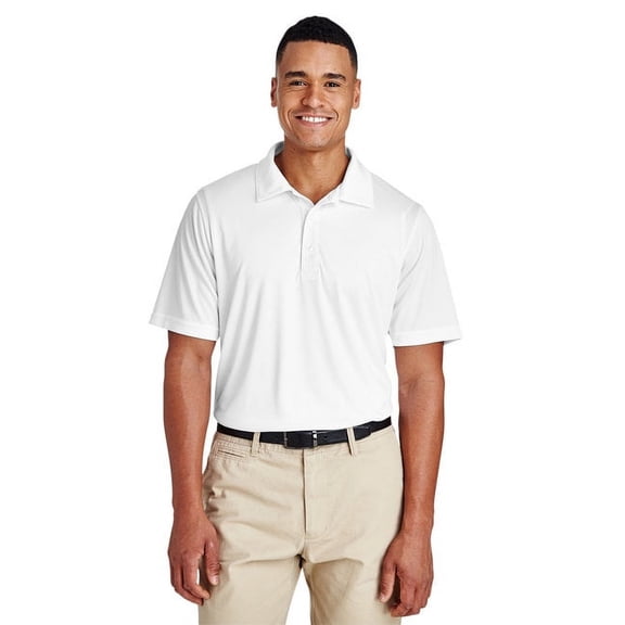 Team 365 TT51 Men's Zone Performance Polo-White-XL