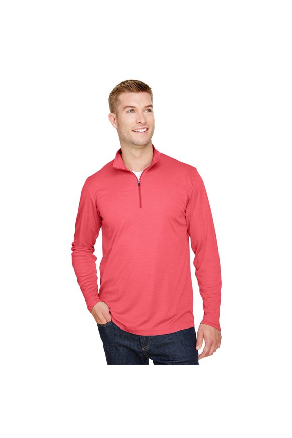 Men's Zone Sonic Heather Performance Quarter-Zip