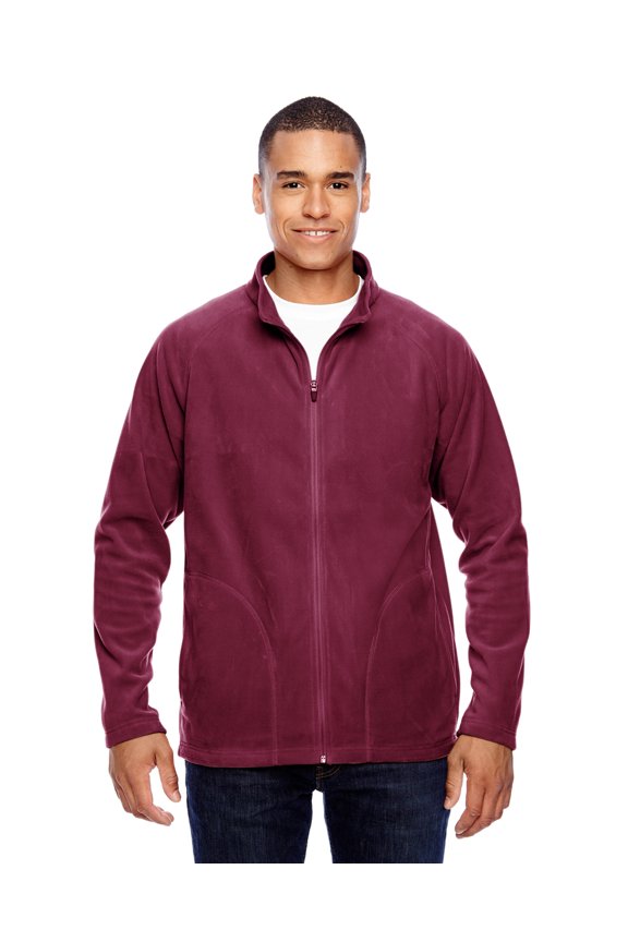 Mens Campus Microfleece Jacket TT90 -Sport Maroon XS