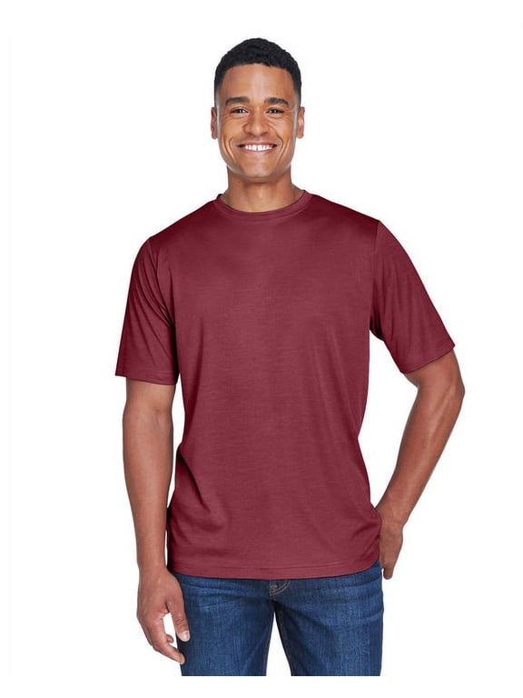 TT11H Men's Sonic Heather Performance T-Shirt-Sport Maroon Heather-L