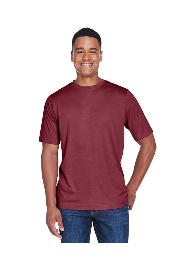 TT11H Men's Sonic Heather Performance T-Shirt-Sport Maroon Heather-L
