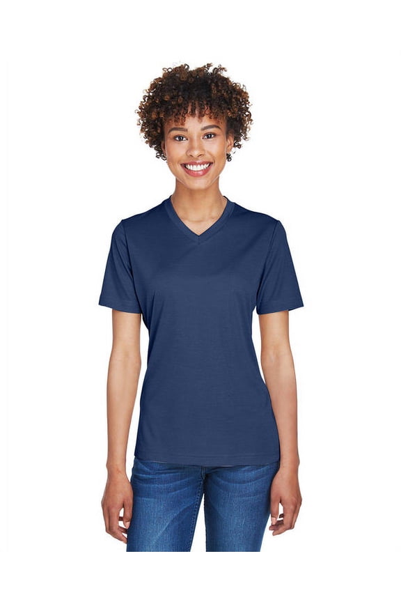 TT11HW Women's Sonic Heather Performance T-Shirt-Sport Dark Navy Heather-L