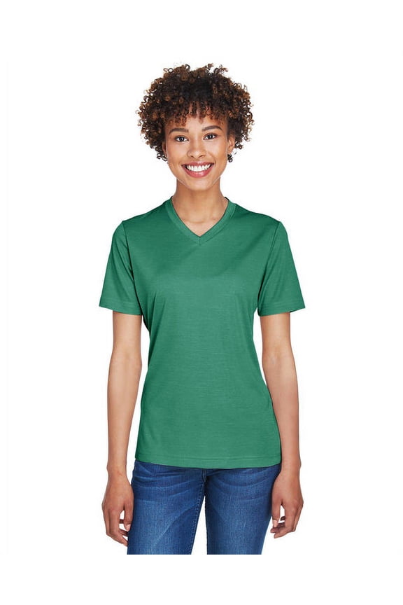 TT11HW Women's Sonic Heather Performance T-Shirt-Sport Forest Heather-M