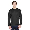 thumbnail image 1 of Team 365 TT11L Men's Zone Performance Long Sleeve T-Shirt-Black-2XL, 1 of 3