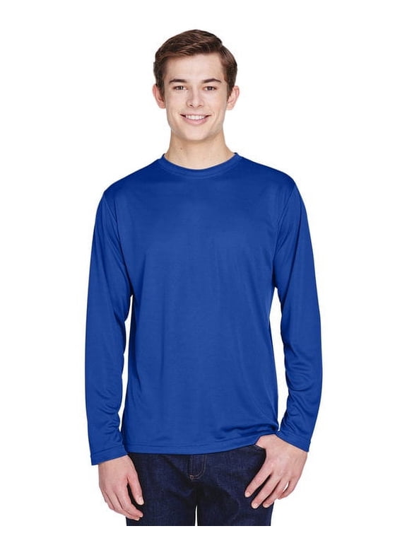TT11L Men's Zone Performance Long Sleeve T-Shirt-SPORT ROYAL-3XL