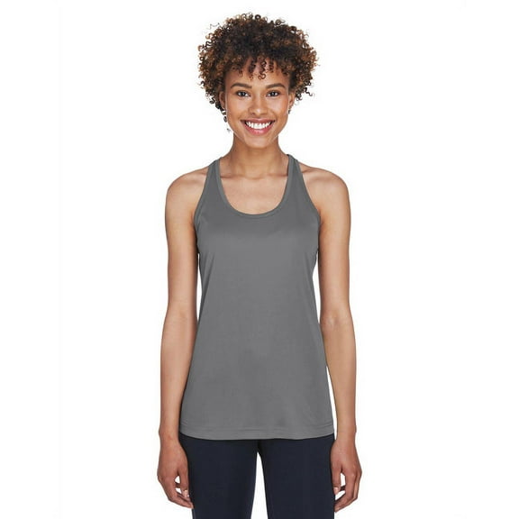 Team 365 TT11WRC Women's Zone Performance Racerback Tank-Sport Graphite-3XL