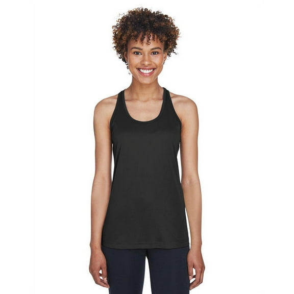 Team 365 TT11WRC Women's Zone Performance Racerback Tank-Black-M