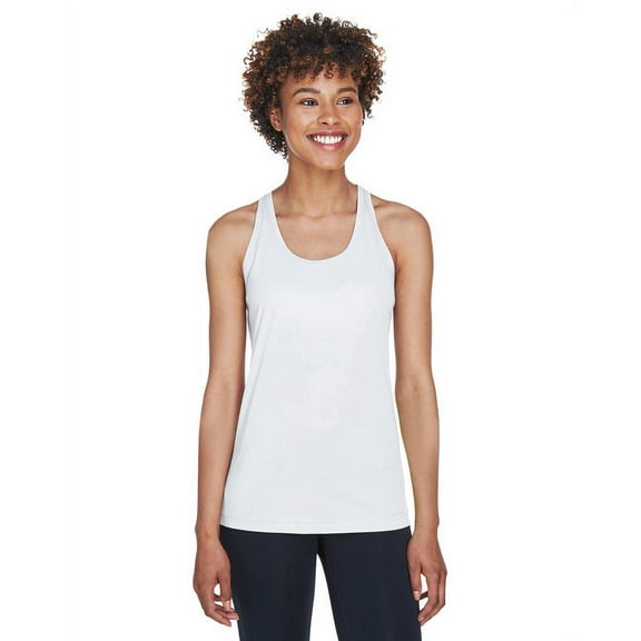 Team 365 TT11WRC Women's Zone Performance Racerback Tank-White-L