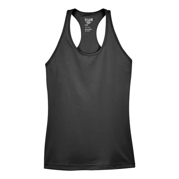 Team 365 TT11WRC Women's Zone Performance Racerback Tank-Black-2XL