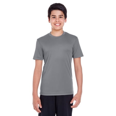 Team 365 TT11Y Youth Zone Performance T-Shirt-Sport Graphite-L