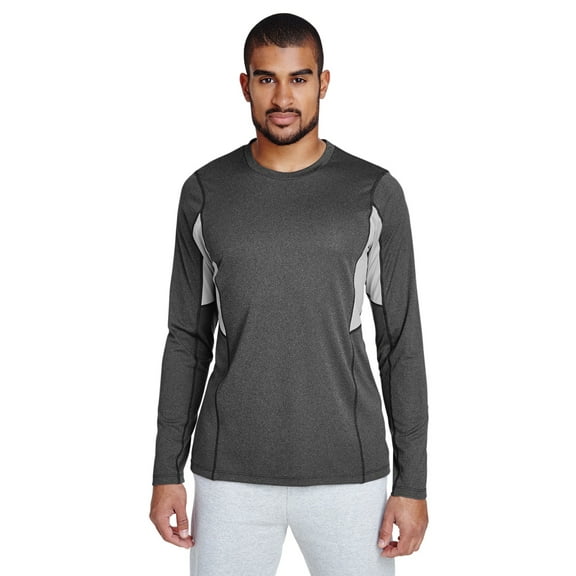 Team 365 TT14 Men's Excel Performance Warm-Up DARK GREY HEATHER 4XL