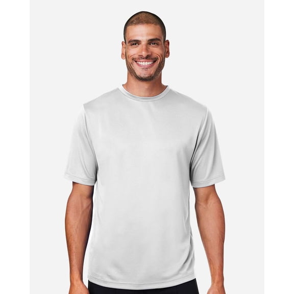 Team 365 TT15 Men's Zone Performance Mesh T-Shirt-SPORT SILVER-M