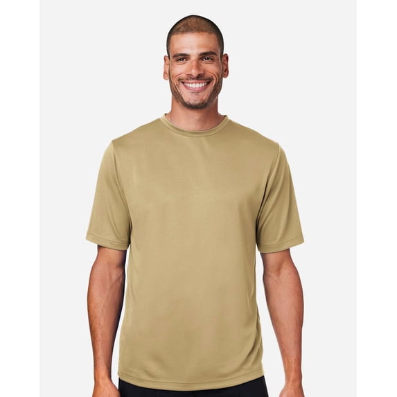 Team 365 TT15 Men's Zone Performance Mesh T-Shirt-SPORT VEGAS GOLD-S